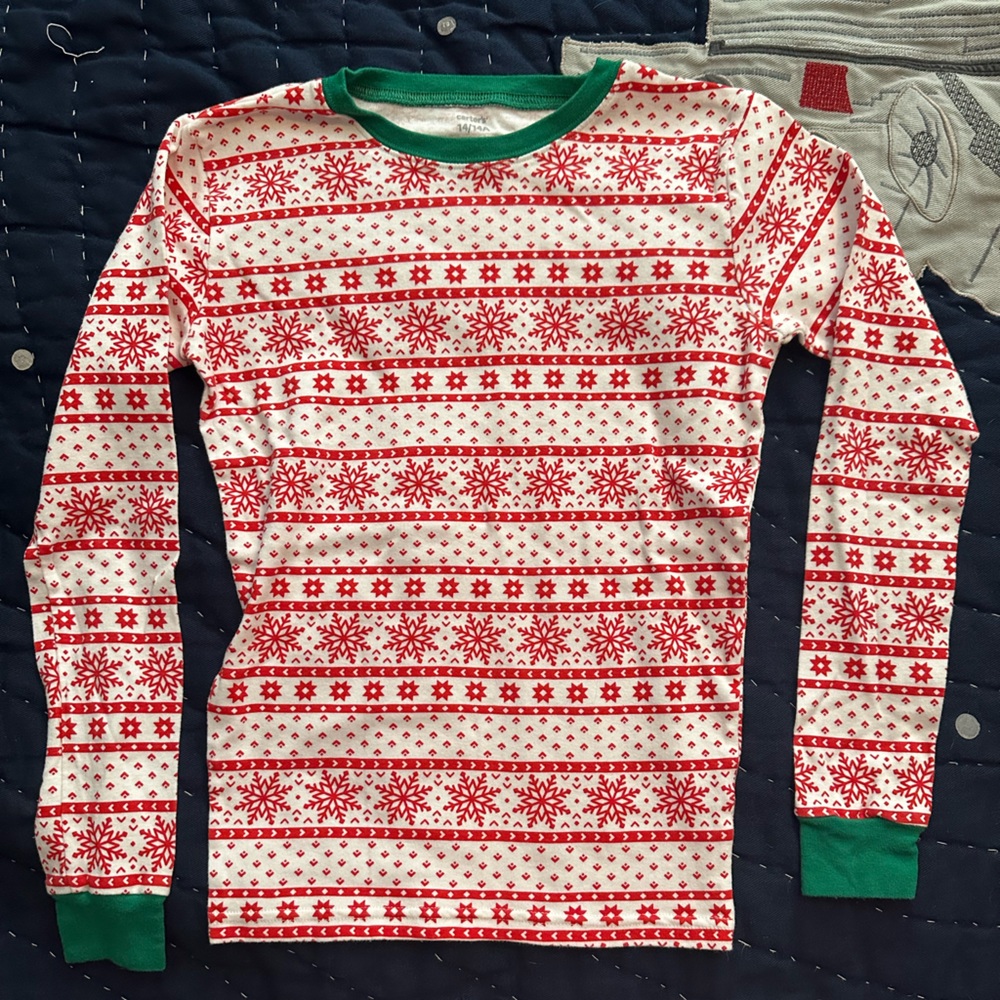 EUC, lot of 2 pairs of Carter’s Kids Christmas Jammies